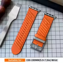 สายนาฬิกาข้อมือ New Kebitt En Mer Bleu Nuit Single Tour สำหรับ Apple Watch Ultra 3 2 Series 1110 9 8 7 6 5 4 SE 3 ขนาด 46 มม. 45 มม.