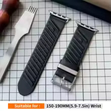 สายนาฬิกาข้อมือ New Kebitt En Mer Bleu Nuit Single Tour สำหรับ Apple Watch Ultra 3 2 Series 1110 9 8 7 6 5 4 SE 3 ขนาด 46 มม. 45 มม.