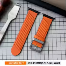 สายนาฬิกาข้อมือ New Kebitt En Mer Bleu Nuit Single Tour สำหรับ Apple Watch Ultra 3 2 Series 1110 9 8 7 6 5 4 SE 3 ขนาด 46 มม. 45 มม.