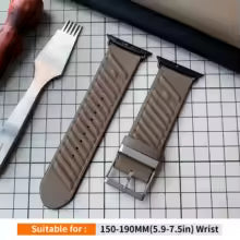 สายนาฬิกาข้อมือ New Kebitt En Mer Bleu Nuit Single Tour สำหรับ Apple Watch Ultra 3 2 Series 1110 9 8 7 6 5 4 SE 3 ขนาด 46 มม. 45 มม.